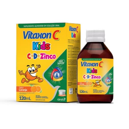 Vitamina Infantil Vitaxon Kids C+D+ZINCO Xarope 120ml - Airela