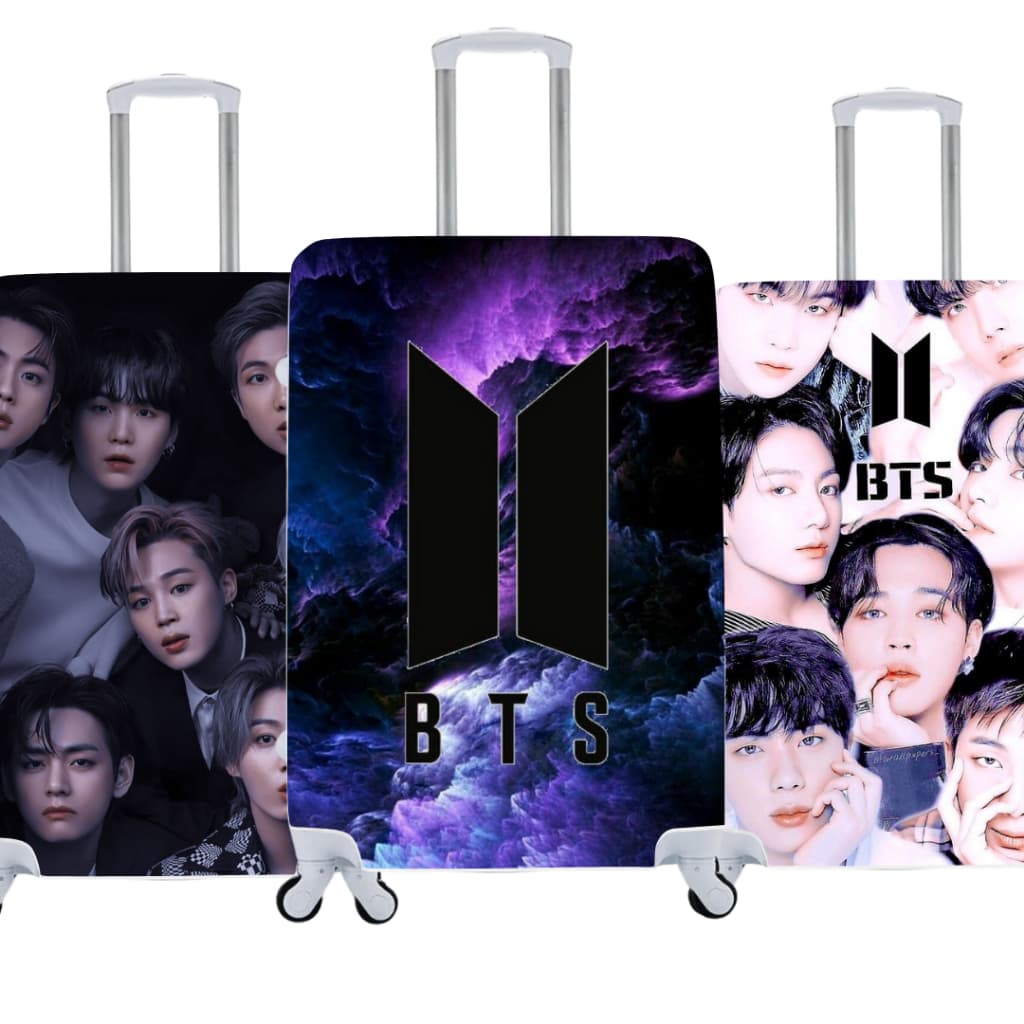 Capa de Mala Personalizada BTS Viagens Bagagem 02