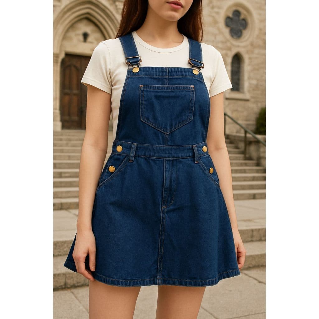 Jardineira Jeans Feminina – Estilo, Conforto e Versatilidade