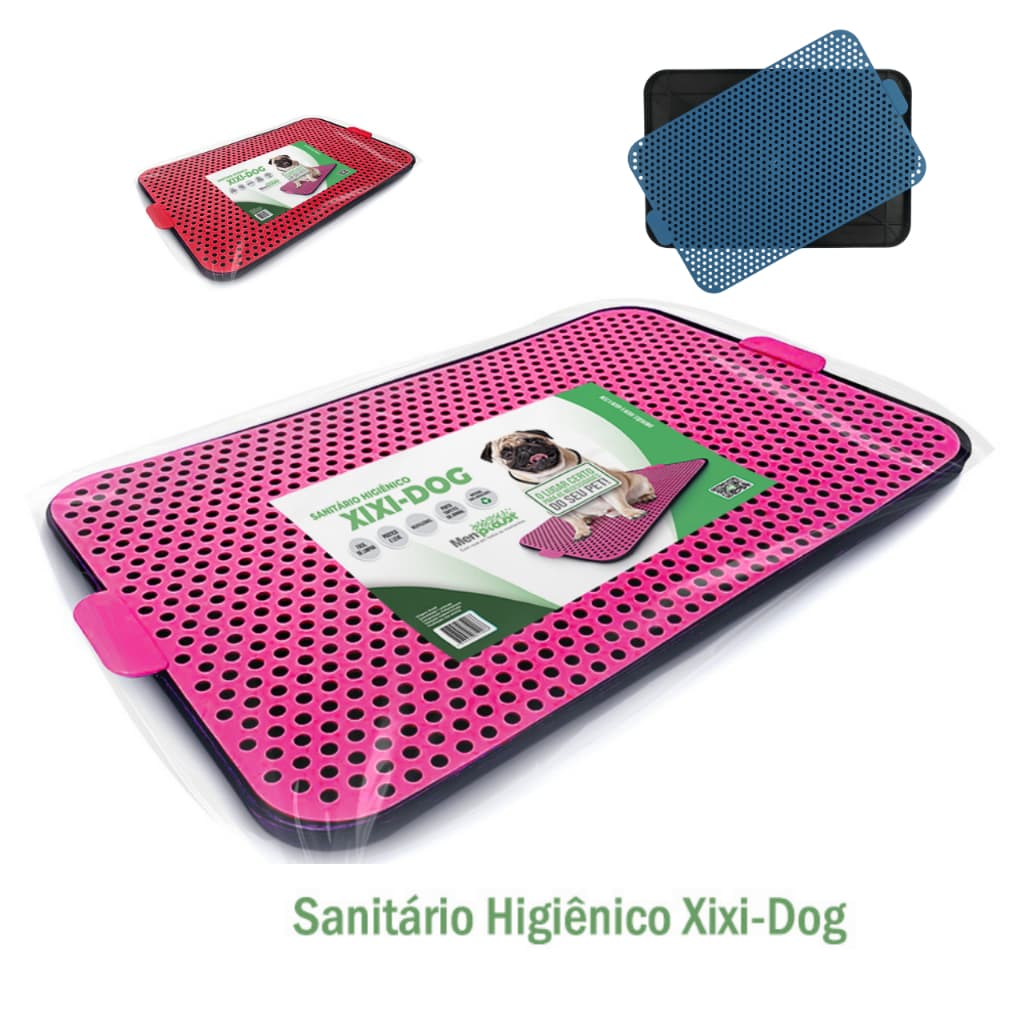 Sanitário Canino Grande  Higiênico Para Cães Xixi Dog Lavável Banheiro Acessório Pet
