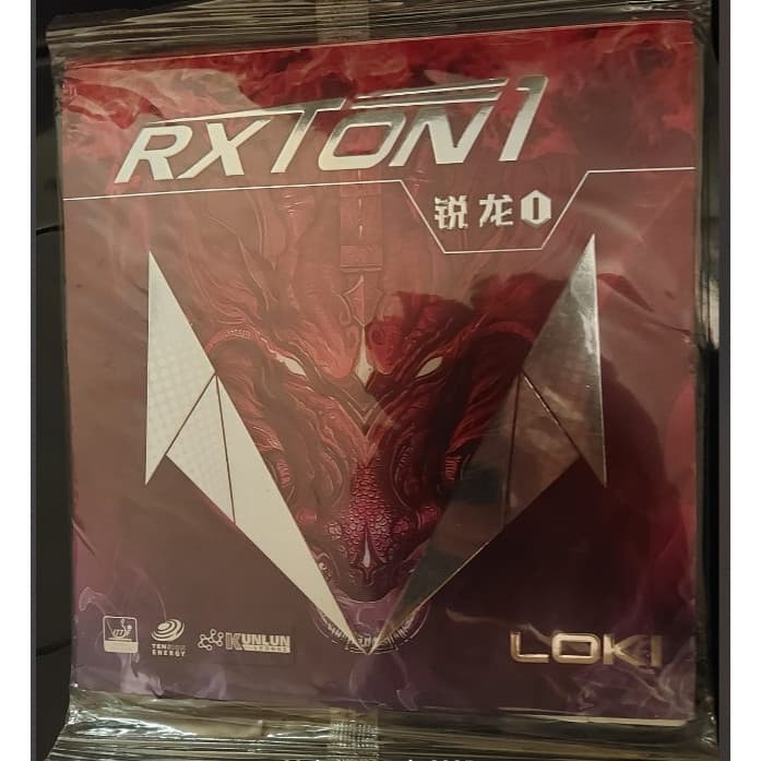 Borracha para tênis de mesa RXTON1 Marca LOKI cor preta