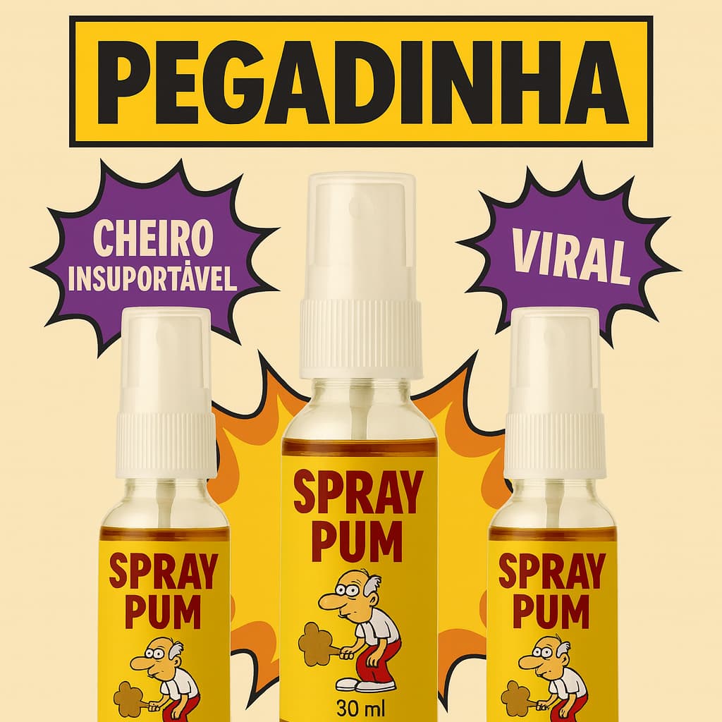 Spray Fedorento De Peido Para Brincadeiras Zoação Engraçada Trolagem Pegadinha Tik Tok Viral