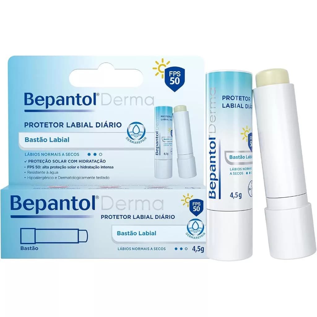 Bepantol Protetor Hidratante Labial Diário Fps50 4,5G