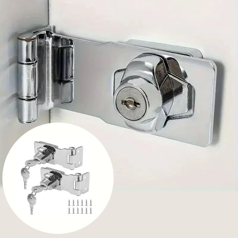 Fechadura para Gavetas e Armários 6,5 cm Com 2 chaves