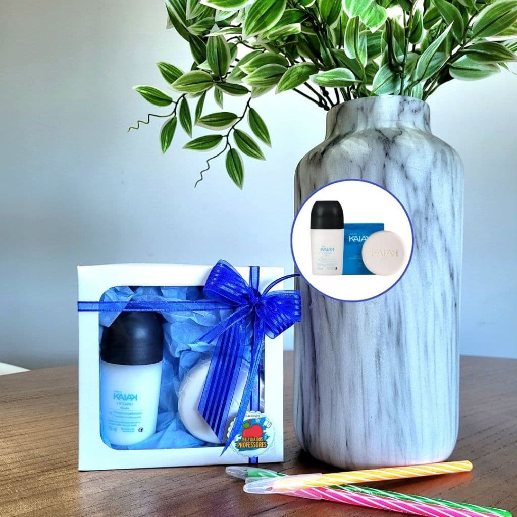 Presente Natura Kaiak Masculino  -Roll-on + Sabonete em barra