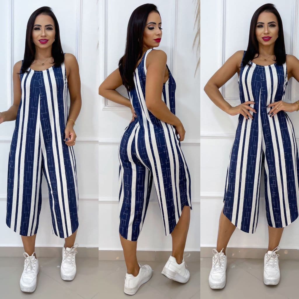 macacão pontacur regata  moda feminino elegante, tamanho único g, veste do 40 ao 42, tecido romântic