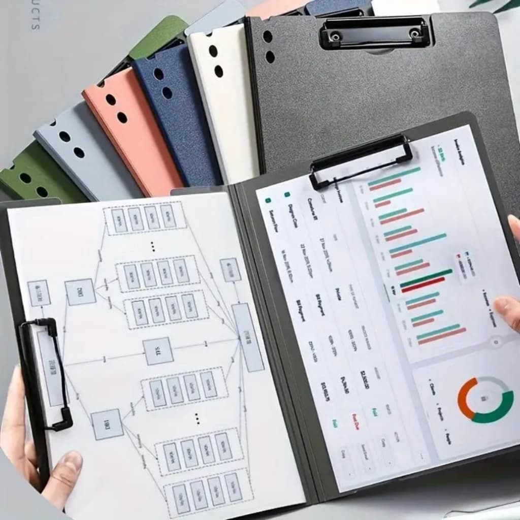 Pasta Prancheta Com Capa A4 Material De Escritorio Pasta Catálogo Prancheta Com Capa A4