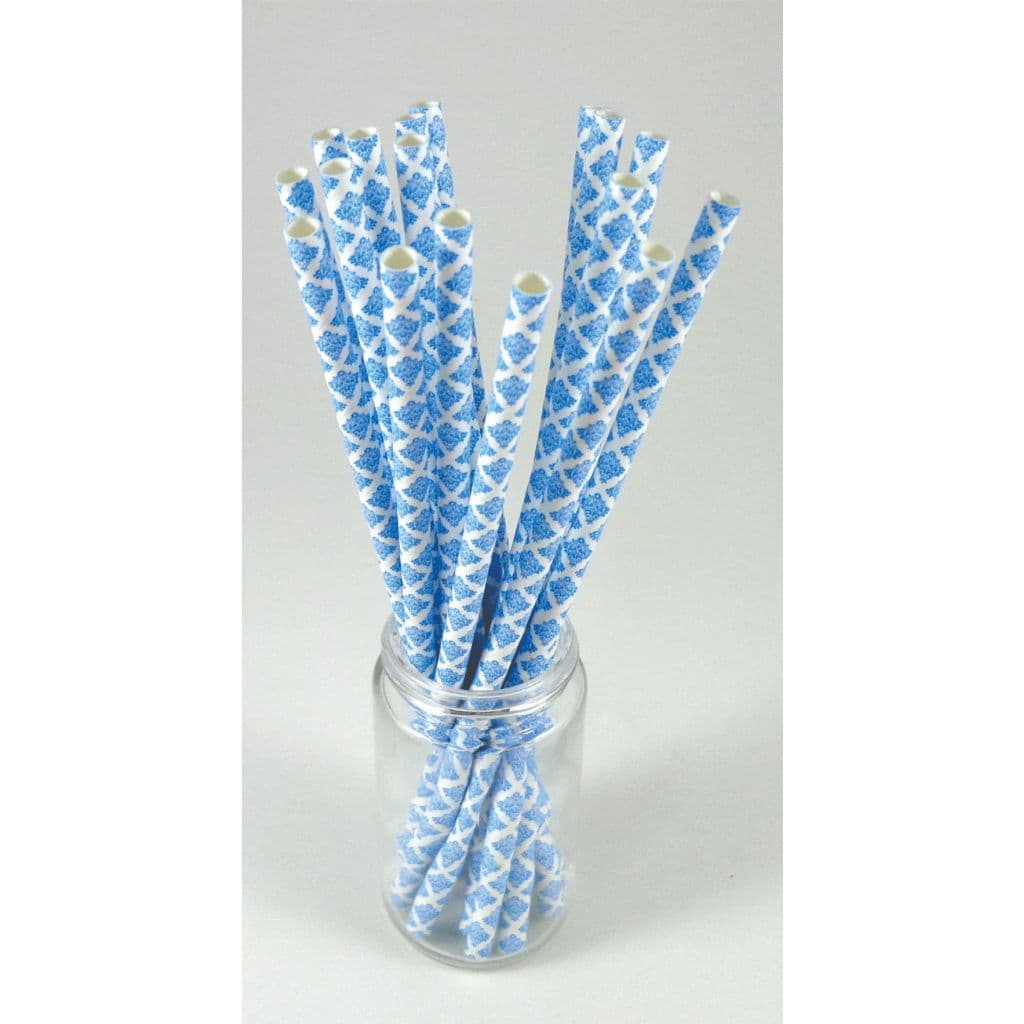 Canudo Papel Biodegradável 6mmx19,7cm VINTAGE