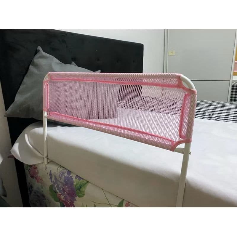 Grade de Cama ROSA para Proteção de Bebê Crianças Jovens e Idosos
