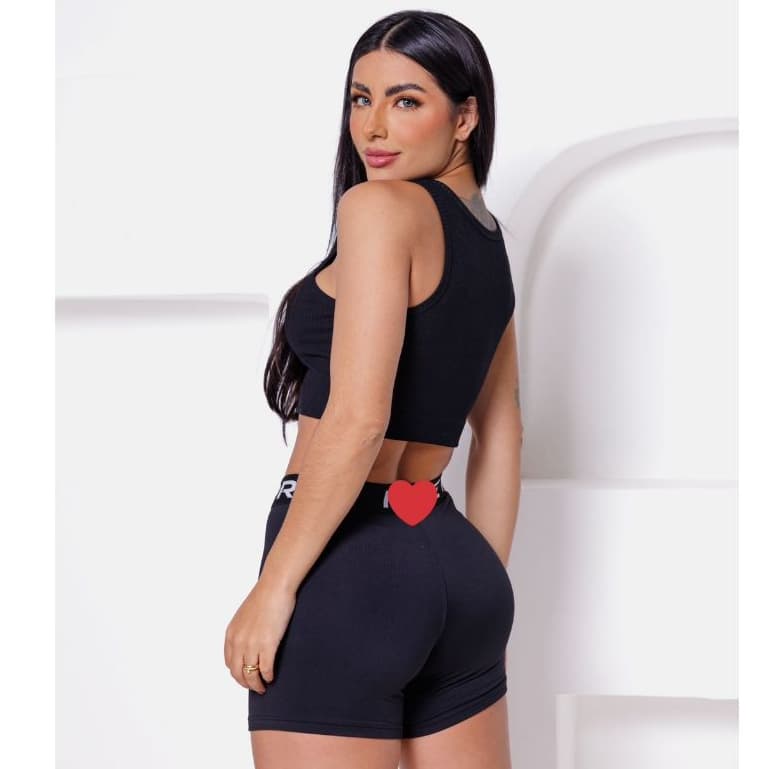 Shorts Feminino academia shorts curto zero transparência Fitness