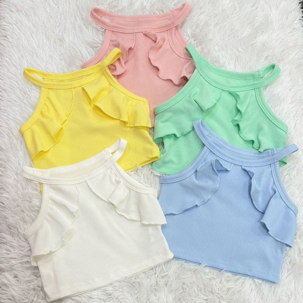 regata cropped infantil feminina