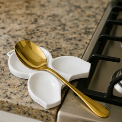 Suporte Apoio Descanso Colher Concha Talheres