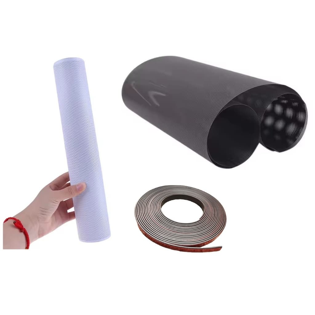 Tela Protetora Anti Poeira PVC – Filtro para PC FAN COOLER , Eletrônicos, Ventilador Branco e Preto