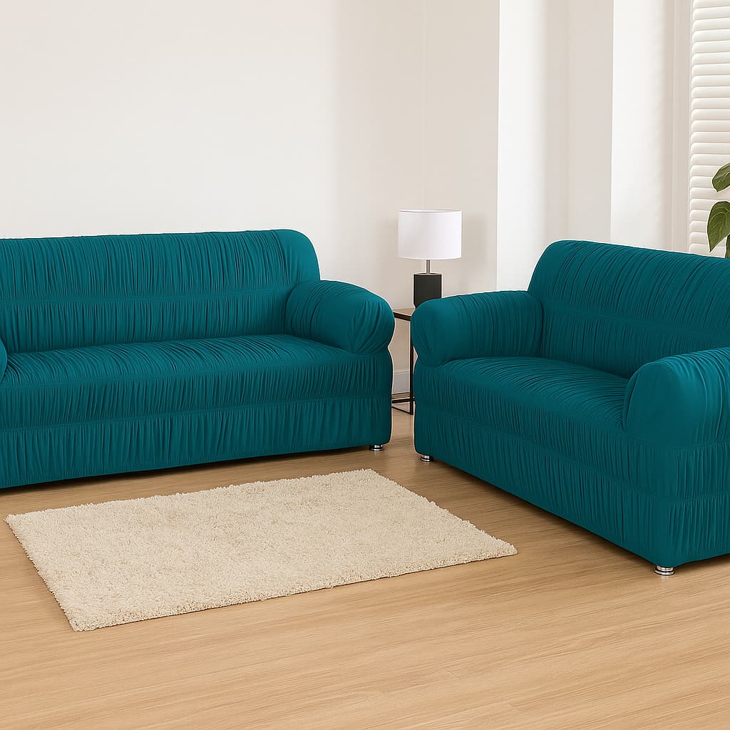 Capa para Sofá 3 e 2 Lugares Malha Premium 28 Elásticos King