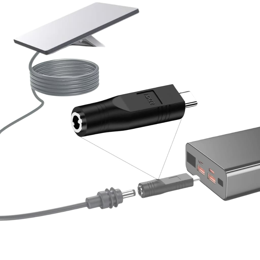 Adaptador Usb-c Para DC Starlink Mini PD 100W Para Powerbank Cabo de Alimentação Energia Carregador