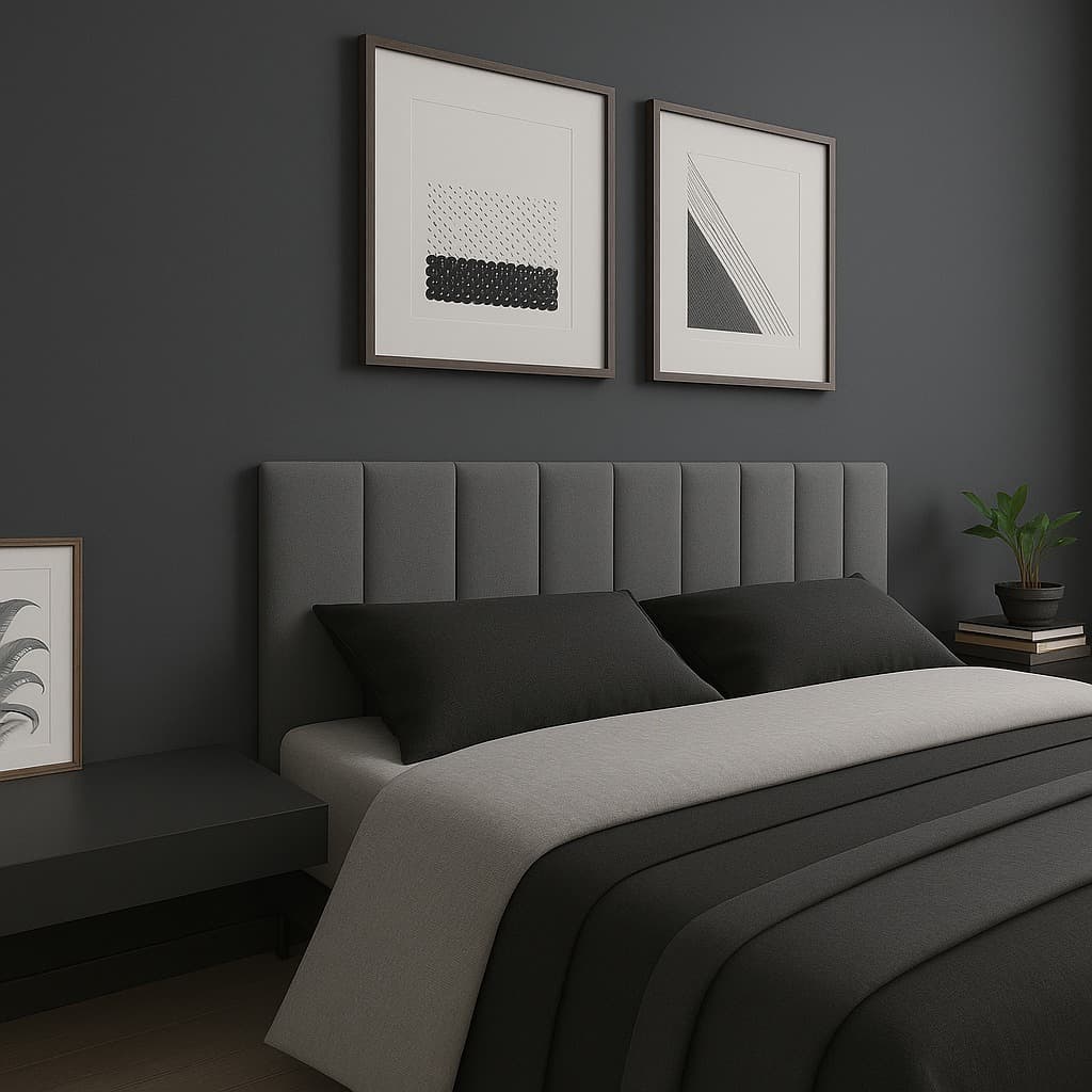 Kit Até 15 Cabeceiras Estofadas Modulares 45x20cm  Decoração de Quarto -Envio Imediato