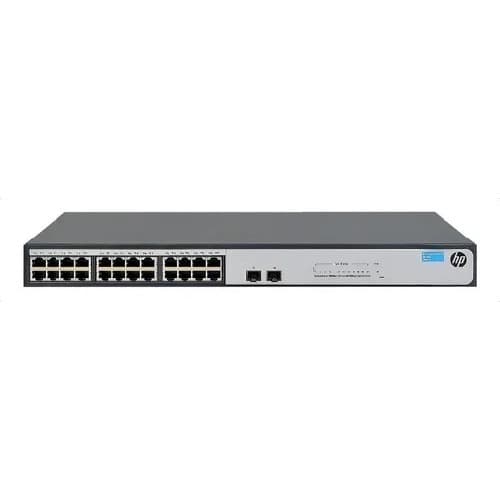 Switch 24 Portas Gigabit Hpe 1420 Aruba L2 Jh017a + 2p Sfp (Recondicionado)