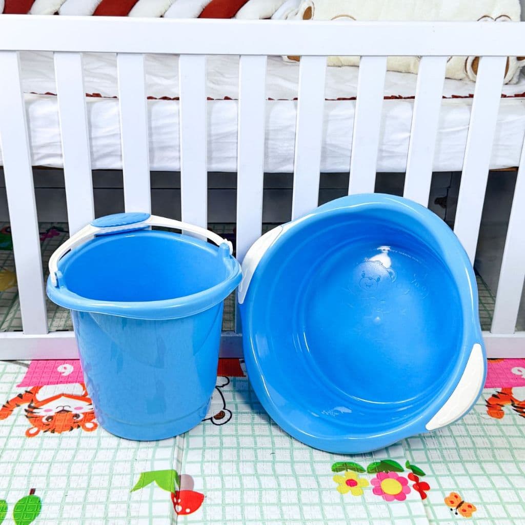 Conjunto Lavanderia do Bebê – Balde e Bacia