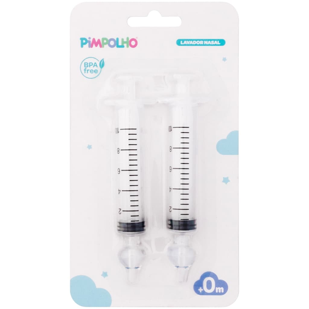 Kit Seringa P/ Limpeza Lavagem Lavador Limpador Nasal Bebê Infantil Adulto C/ Bico Ponteira Silicone