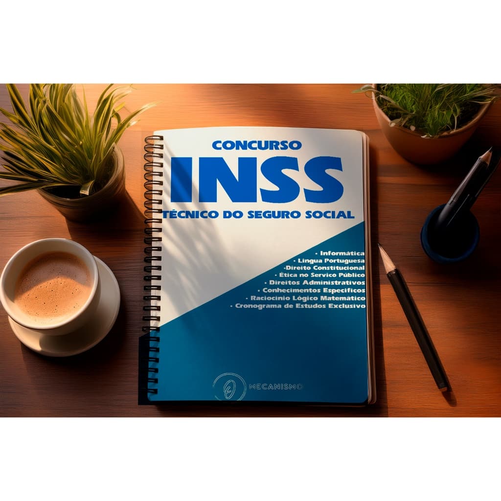 Apostila Impressa INSS 2026– Técnico do Seguro Social | Preparação Completa e Atualizada