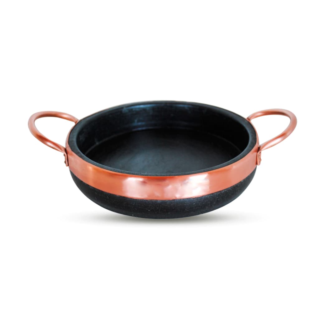 Frigideira Que Não Gruda Nada Antiaderente Natural De Pedra Sabão