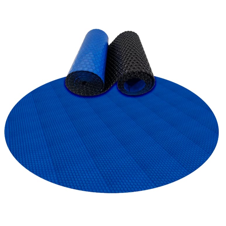 Capa térmica Piscina 3 x 3 Atco azul e preta 300 micras Redonda