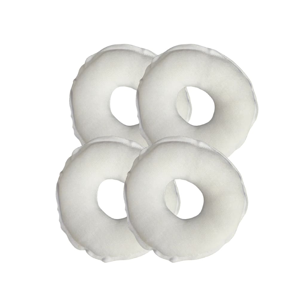 Kit 4 Rosquinha Amamentação Para Seios Algodão Antialérgico Cor Branco