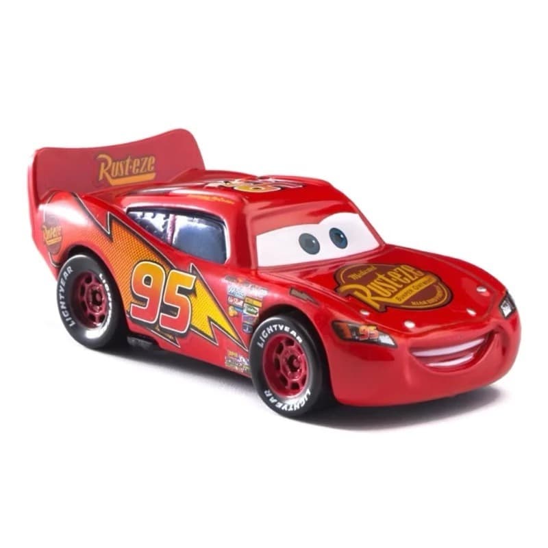 Carrinho Relâmpago MCQUEEN DE FRICÇÃO MINIATURA 7cm DE FERRO FILME