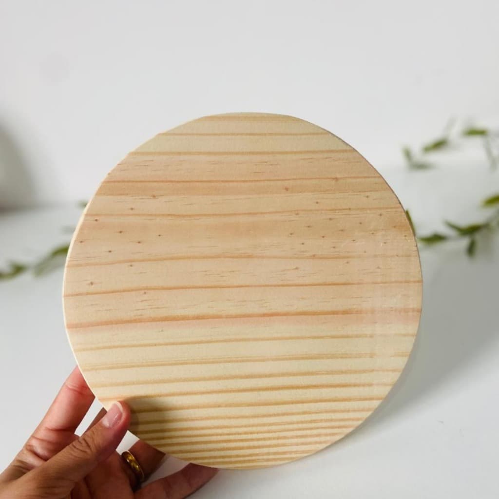 Tábua Redonda E Quadrada Em Madeira Natural Pinus