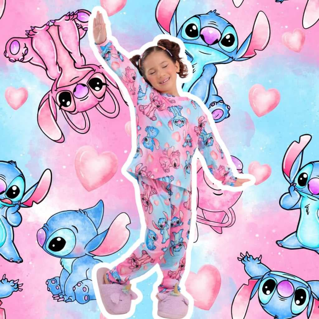 Pijama Infantil Menina Blusa e Calça Personagem Tendência 2026 Qualidade Premium