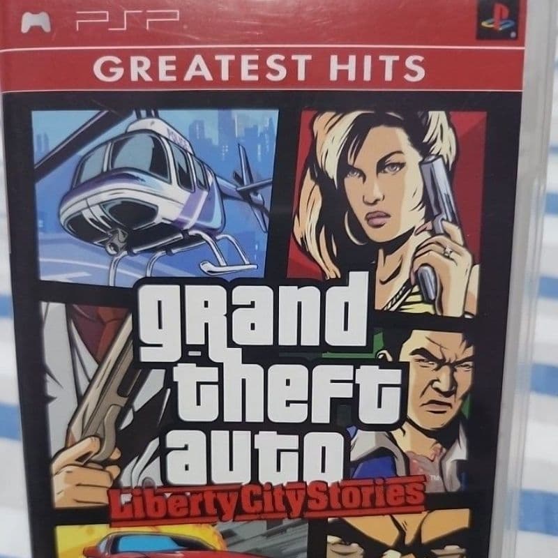 Jogo GTA Liberty City Stories + mapa e manual