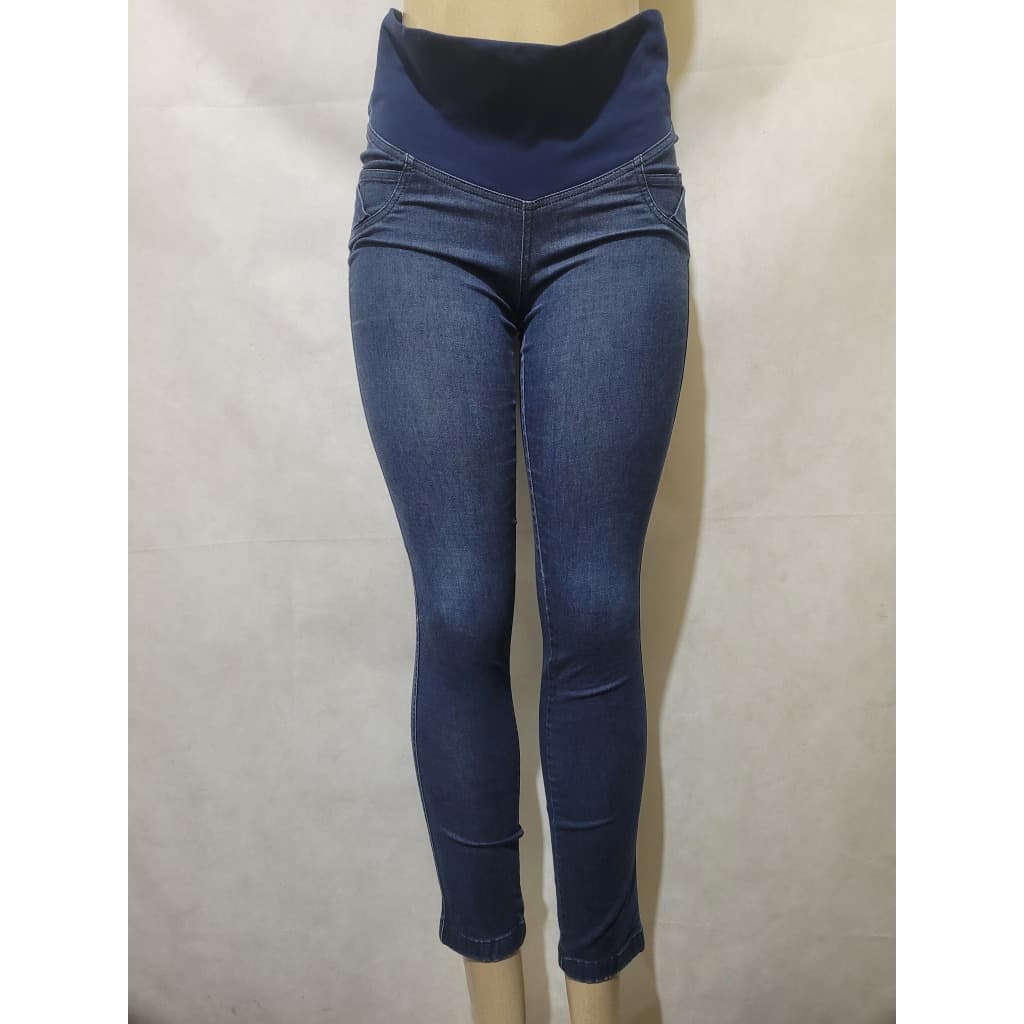 Calça jeans gestante tam PP veste até M BELA GESTANTE usado bom estado