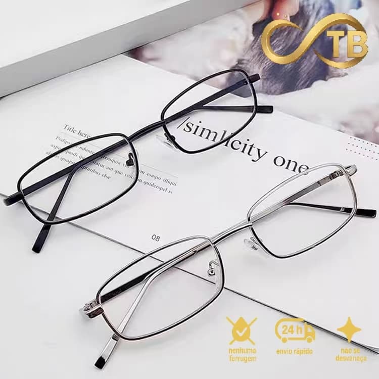 Óculos Multifocais Antirreflexo – Proteção Contra Luz Azul e Visão Clara