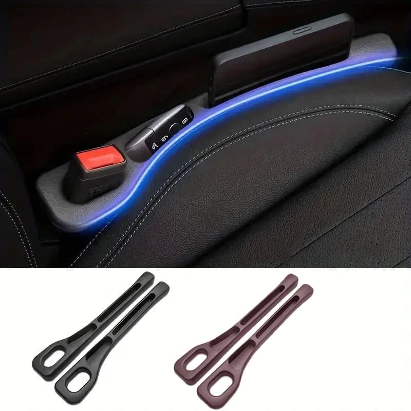 1Par Car Seat Gap Filler Side Seam Plug À Prova De Vazamentos Faixa De Enchimento