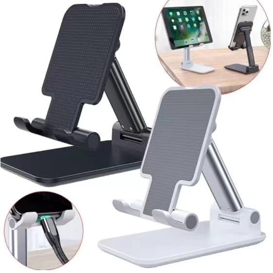 Suporte Para Celular e Tablet Dobrável Portátil Ajustável Apoio Mesa-Techo Pro