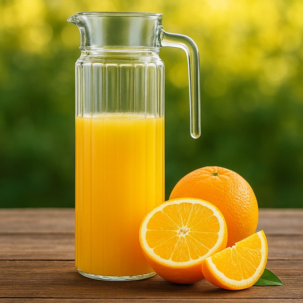 Jarra De Vidro Com Tampa Suco Água Refrigerante Chá 1 Litro Resistente JR