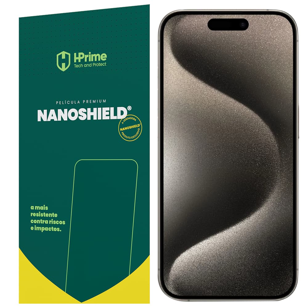 Pelicula Premium Hprime Nanoshield iPhone SE X 7 8 11 12 13 14 15 16 17 Air Pro Max Plus