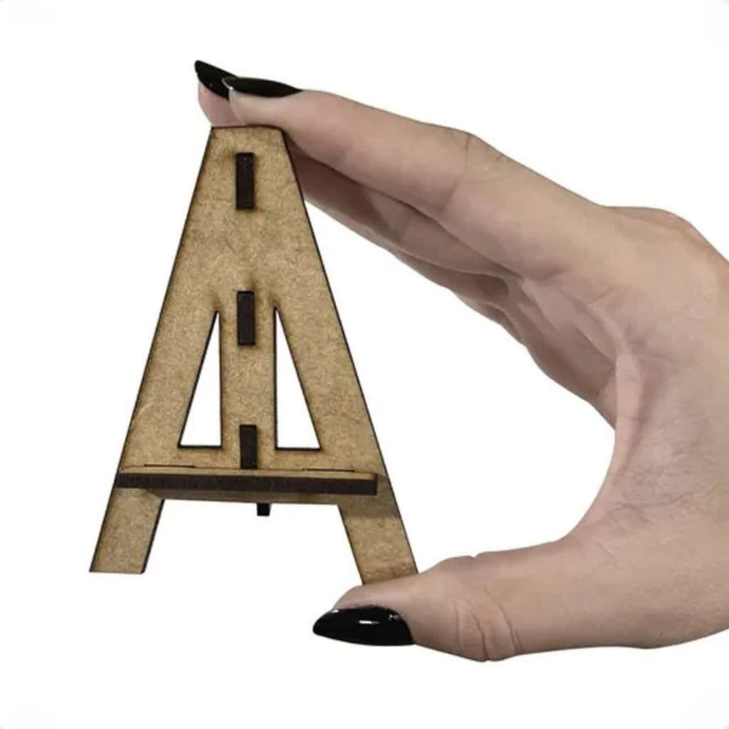 30 Mini Cavaletes Em Mdf Cru P/ Decoração Artesanato 1652