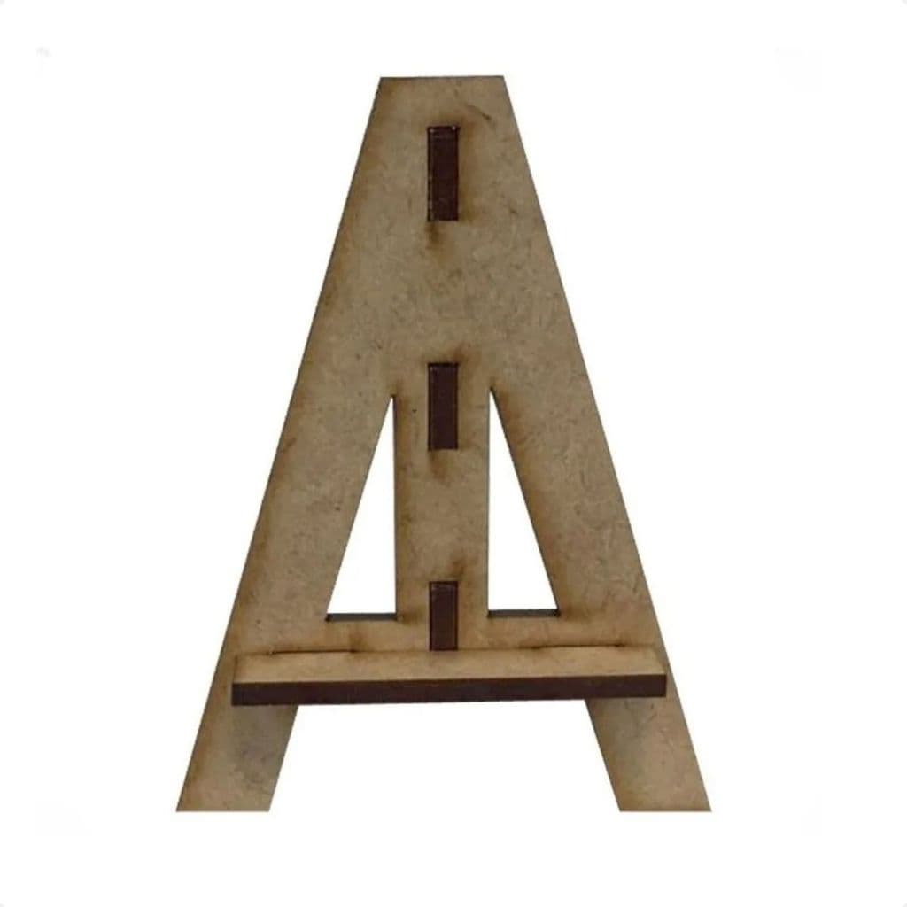 30 Mini Cavaletes MDF Porta Foto Placa Decoração Fácil