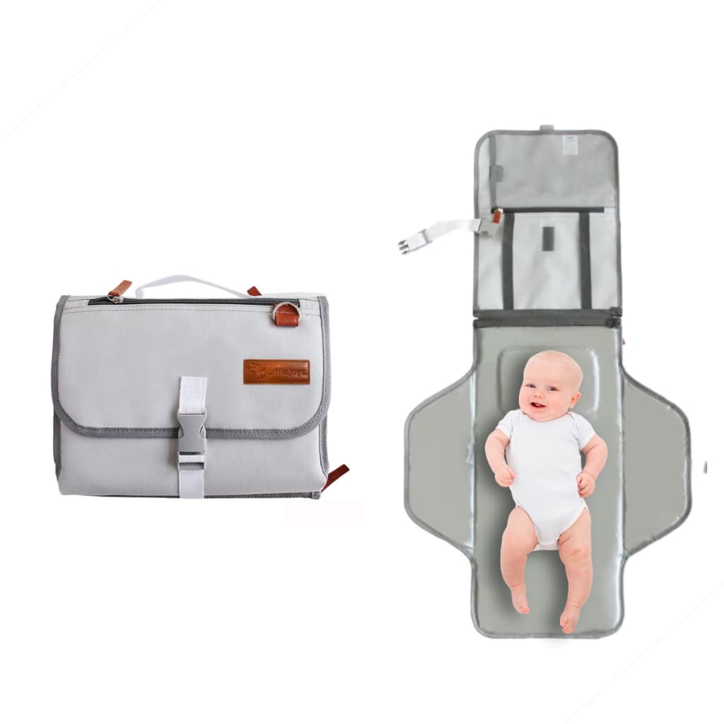 Trocador Bebê Portátil Little Joys com Bolsos E Porta Fraldas