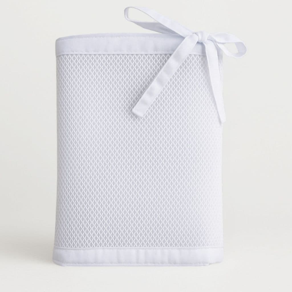 Tela Respiravel MIni Berço Branco com Branco