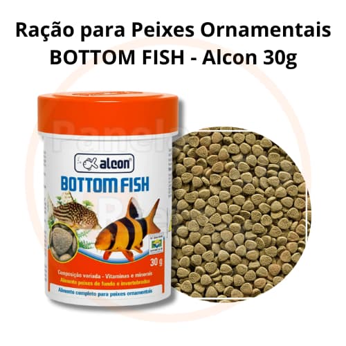 Ração para Peixes Ornamentais BOTTOM FISH - Alcon 30g