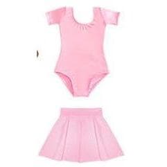 Kit Collant Meia Manga + Saia Cós