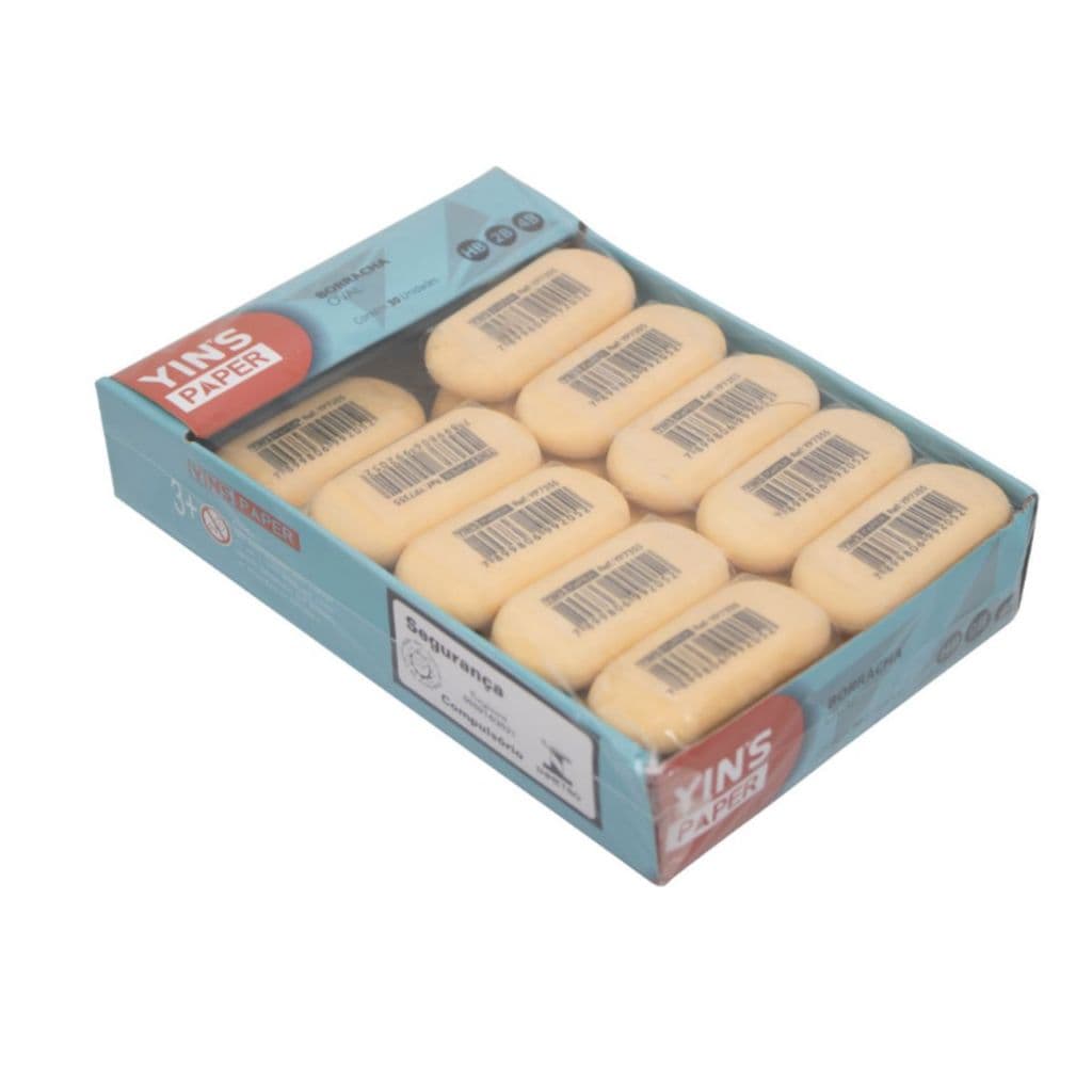 BORRACHA OVAL YINS PAPER C/30 UNID