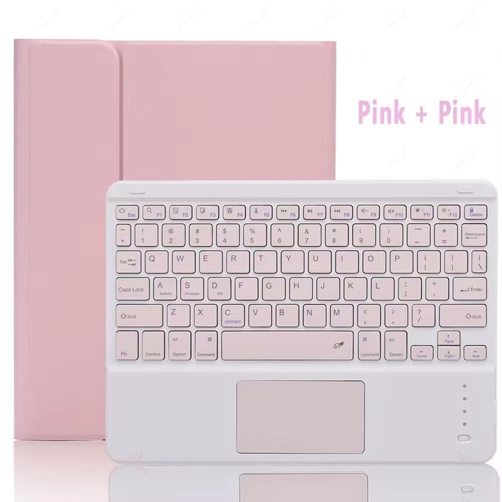 Capa  Com Teclado Para Ipad 7/8/9 10,2 Couro Sintetico Usb Dobravel Suporte Caneta