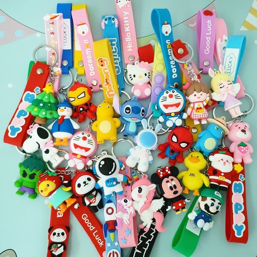 Kit5/10peças Chaveiros variados, requintados e fofos, adequados para presentes