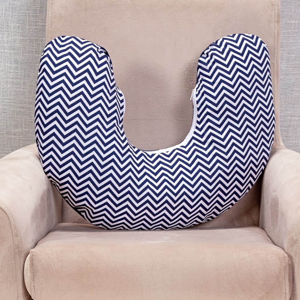 Almofada Amamentação para gestante de bebê Azul Marinho