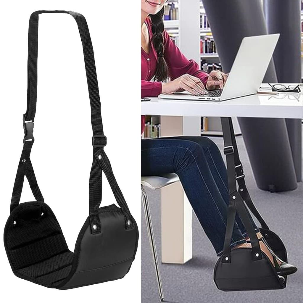 Apoio De Pé Portátil Ergonômico Dobrável Confortável Para Reduzir Cansaço Longas Viagens