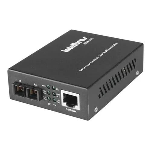 Conversor De Mídia Fast Multimodo 2 Km Intelbras Kfm 112