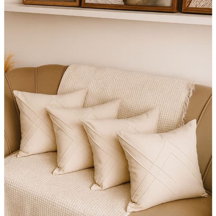 Kit Capas de Almofadas Decoração Elegante Boho Chic Minimalista